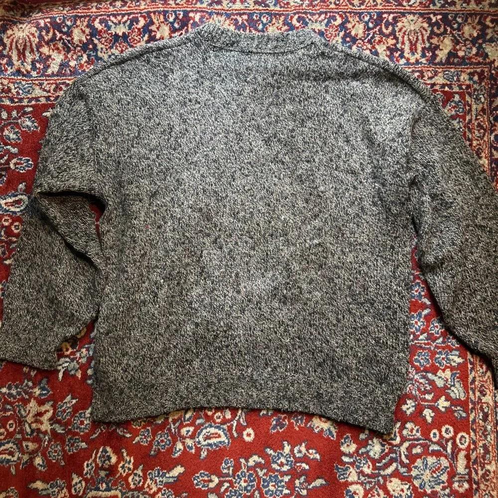 Vintage Eddie Bauer Wool Sweater Men’s Size XL Classic 90’s Fleck